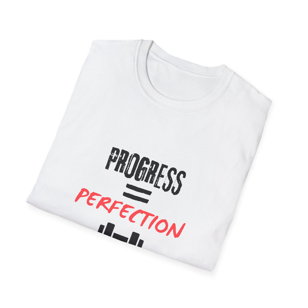 Motivational Gym Shirt — "Progress Over Perfection"